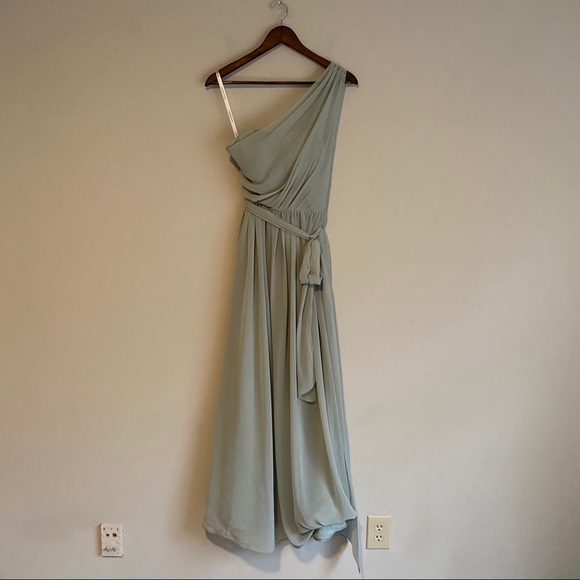 Tulle & Chantilly One Shoulder Bridesmaid Dress - Picture 2 of 7